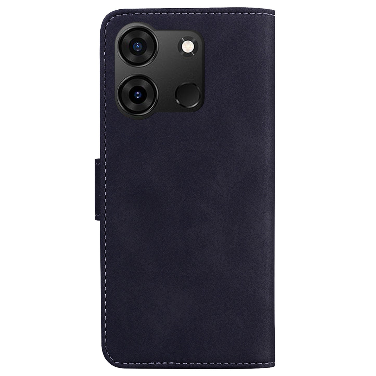 For Infinix Smart 7 (India) 4G / Smart 7 Plus Flip Stand Wallet Case PU Leather Butterfly Printing Phone Cover