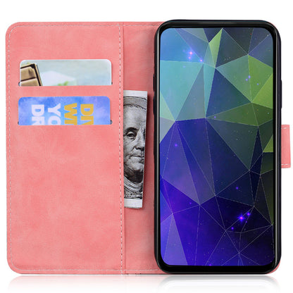 For Infinix Smart 7 (India) 4G / Smart 7 Plus Flip Stand Wallet Case PU Leather Butterfly Printing Phone Cover