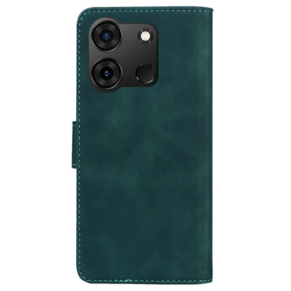 For Infinix Smart 7 (India) 4G / Smart 7 Plus Flip Stand Wallet Case PU Leather Butterfly Printing Phone Cover