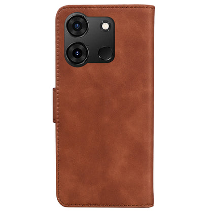 For Infinix Smart 7 (India) 4G / Smart 7 Plus Flip Stand Wallet Case PU Leather Butterfly Printing Phone Cover