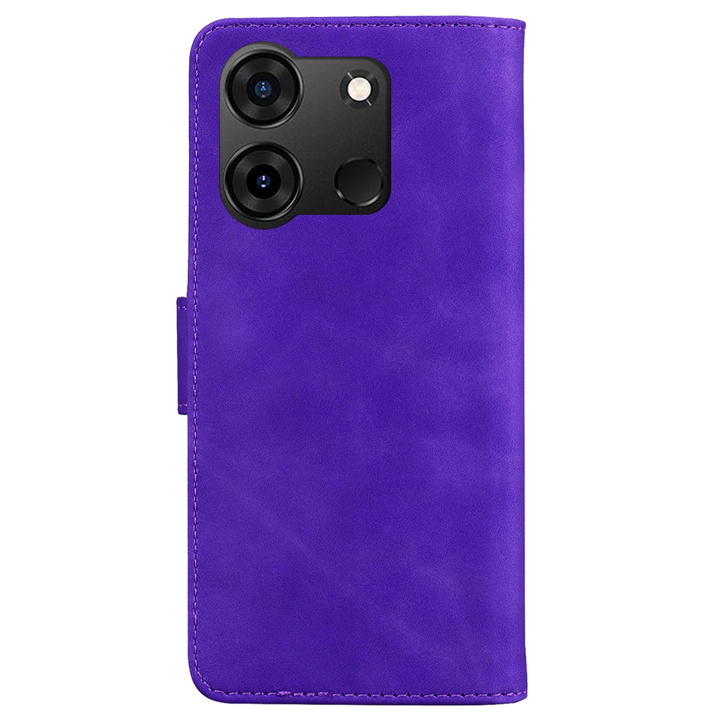 For Infinix Smart 7 (India) 4G / Smart 7 Plus Flip Stand Wallet Case PU Leather Butterfly Printing Phone Cover