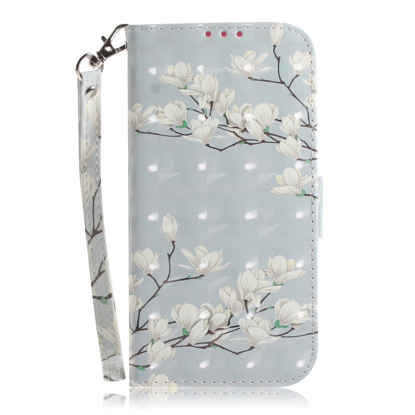 For Motorola Edge 40 5G Wallet Flip Cover PU Leather Printed 3D Pattern Stand Phone Case with Strap