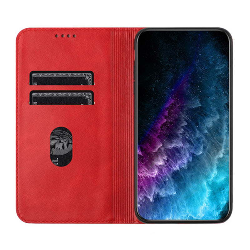 RFID Blocking Phone Case for Sony Xperia 10 V , Stand PU Leather Cover with Card Holder