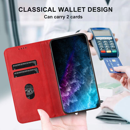 RFID Blocking Phone Case for Sony Xperia 10 V , Stand PU Leather Cover with Card Holder