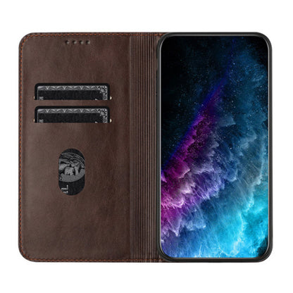 RFID Blocking Phone Case for Sony Xperia 10 V , Stand PU Leather Cover with Card Holder
