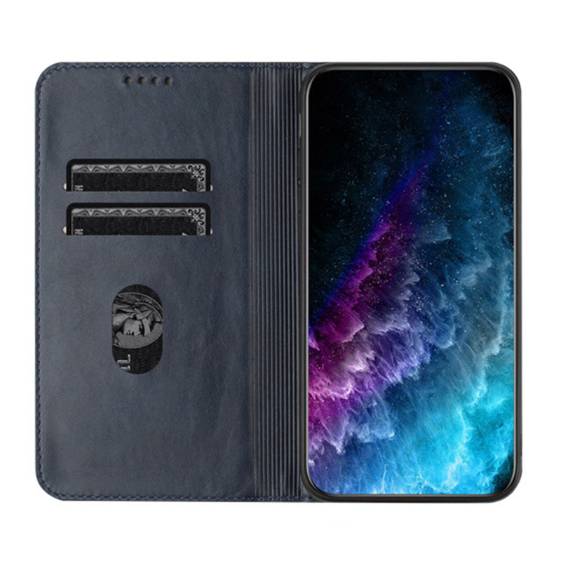 RFID Blocking Phone Case for Sony Xperia 10 V , Stand PU Leather Cover with Card Holder