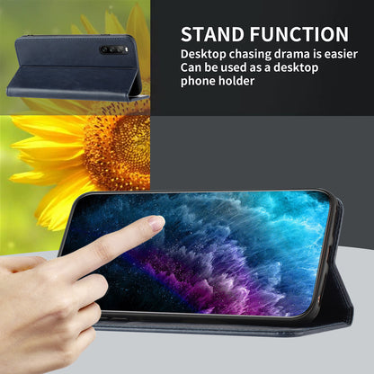 RFID Blocking Phone Case for Sony Xperia 10 V , Stand PU Leather Cover with Card Holder