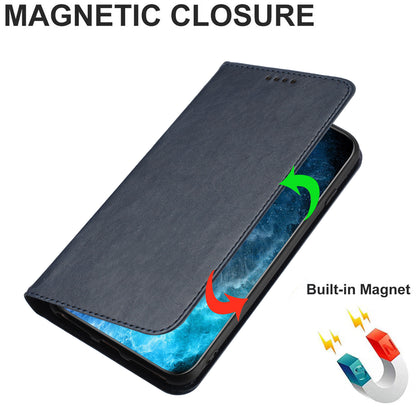 RFID Blocking Phone Case for Sony Xperia 10 V , Stand PU Leather Cover with Card Holder