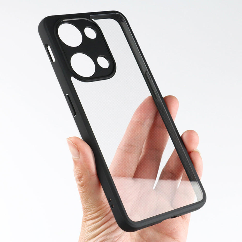 For OnePlus Nord 3 5G / Ace 2V Transparent Phone Case Anti-Scratch Flexible TPU + Hard PC Cell Phone Cover