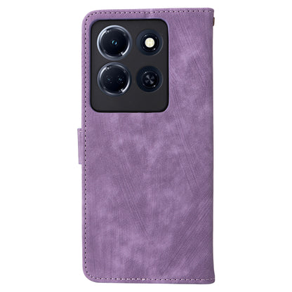 For Infinix Note 30 5G X6711 RFID Blocking Cover Leather Wallet Stand Phone Case with Strap