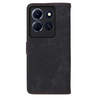 For Infinix Note 30 VIP 5G X6710 RFID Blocking Wallet Phone Cover Leather Stand Case with Strap