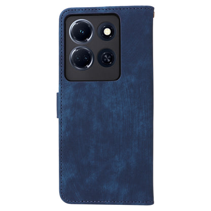 For Infinix Note 30 VIP 5G X6710 RFID Blocking Wallet Phone Cover Leather Stand Case with Strap