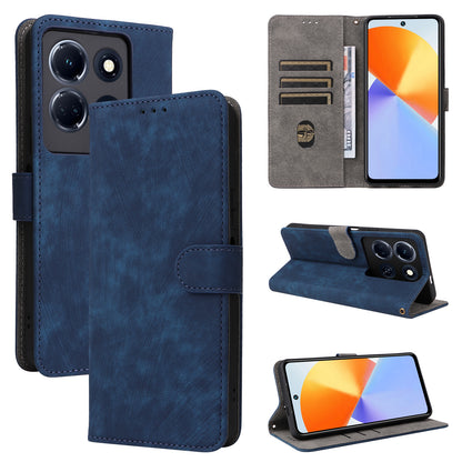 For Infinix Note 30 VIP 5G X6710 RFID Blocking Wallet Phone Cover Leather Stand Case with Strap