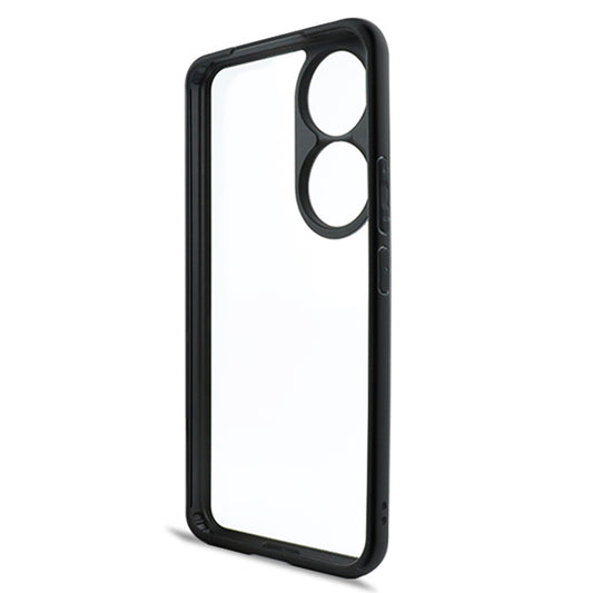 For Honor 90 Anti-Dust Phone Cover Flexible TPU + Hard PC Transparent Cell Phone Case