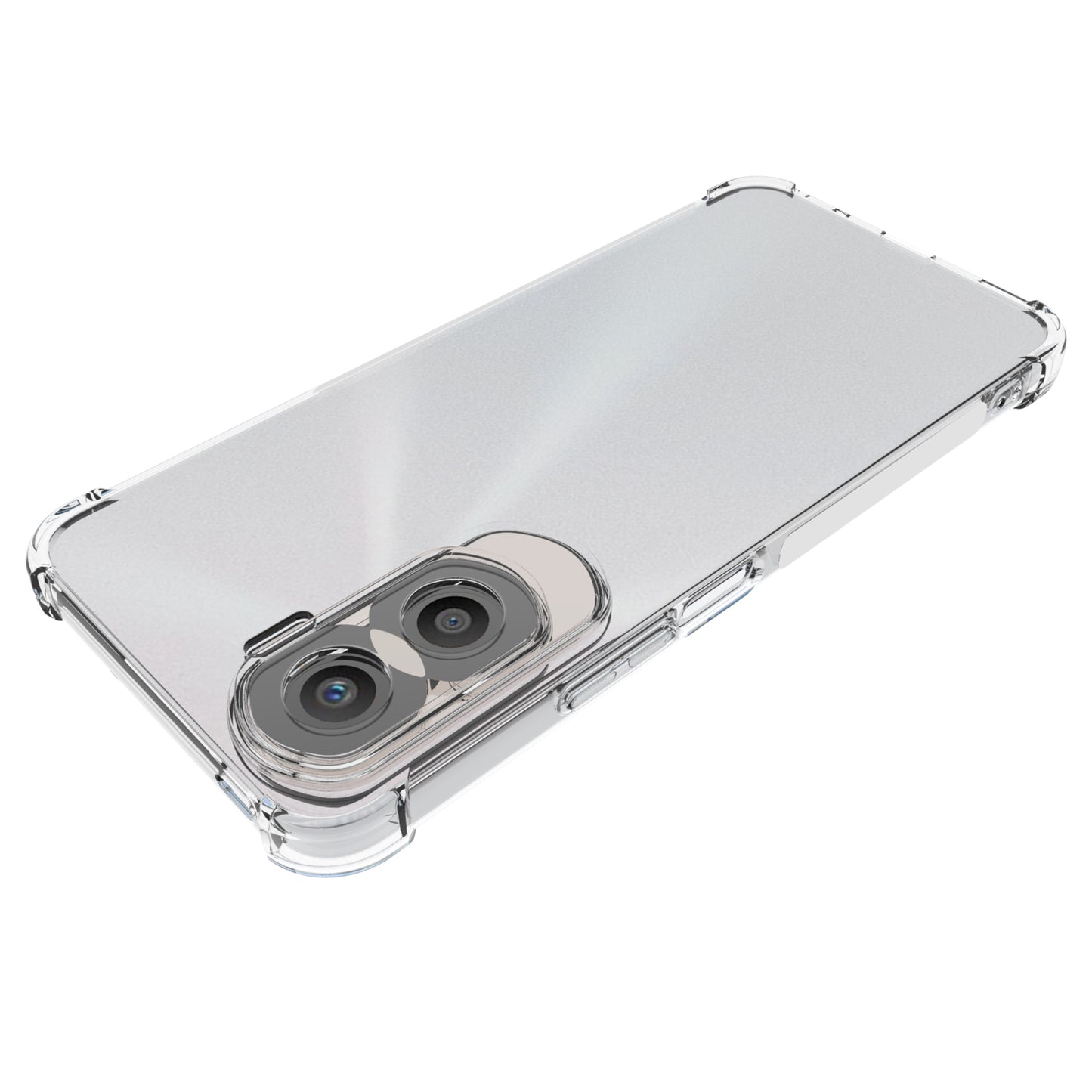 For Honor 90 Lite 5G / X50i 5G Soft TPU Phone Case Transparent Anti-slip Phone Cover