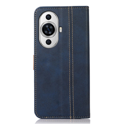 For Huawei nova 11 Pro / nova 11 Ultra Calf Texture Leather Case Stand Wallet Phone Cover