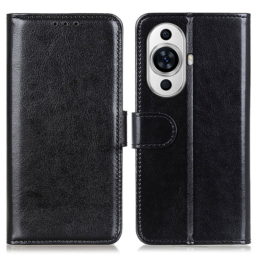 For Huawei nova 11 Pro / nova 11 Ultra PU Leather Wallet Phone Cover Crazy Horse Texture Stand Case