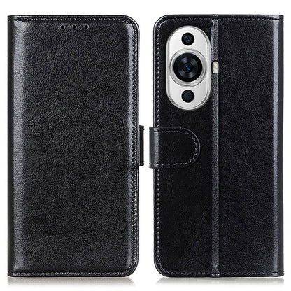 For Huawei nova 11 Pro / nova 11 Ultra PU Leather Wallet Phone Cover Crazy Horse Texture Stand Case