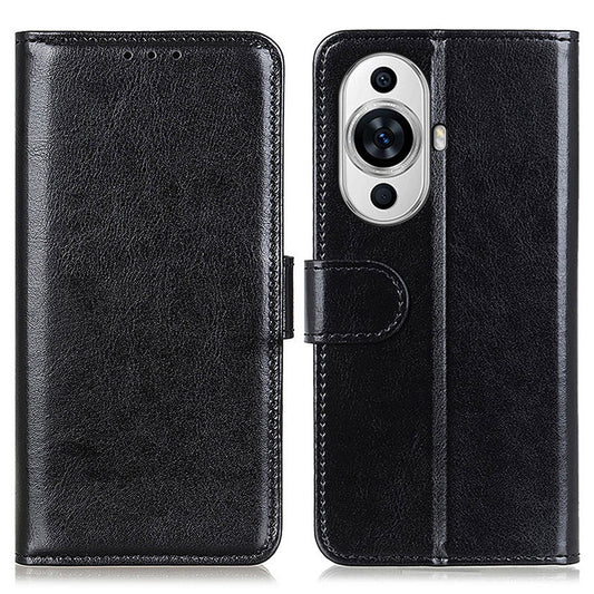 For Huawei nova 11 Pro / nova 11 Ultra PU Leather Wallet Phone Cover Crazy Horse Texture Stand Case