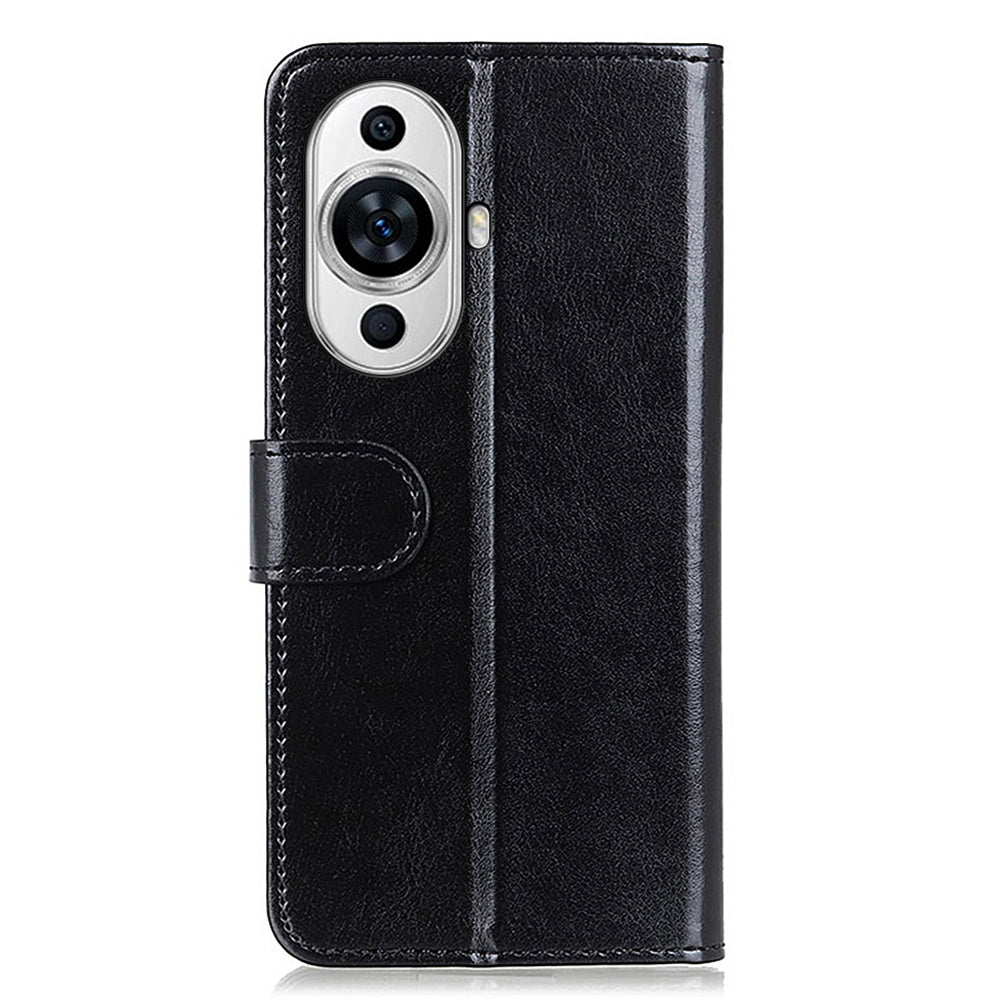 For Huawei nova 11 Pro / nova 11 Ultra PU Leather Wallet Phone Cover Crazy Horse Texture Stand Case