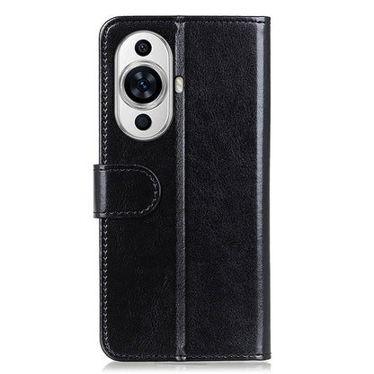 For Huawei nova 11 Pro / nova 11 Ultra PU Leather Wallet Phone Cover Crazy Horse Texture Stand Case