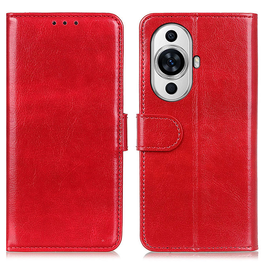 For Huawei nova 11 Pro / nova 11 Ultra PU Leather Wallet Phone Cover Crazy Horse Texture Stand Case