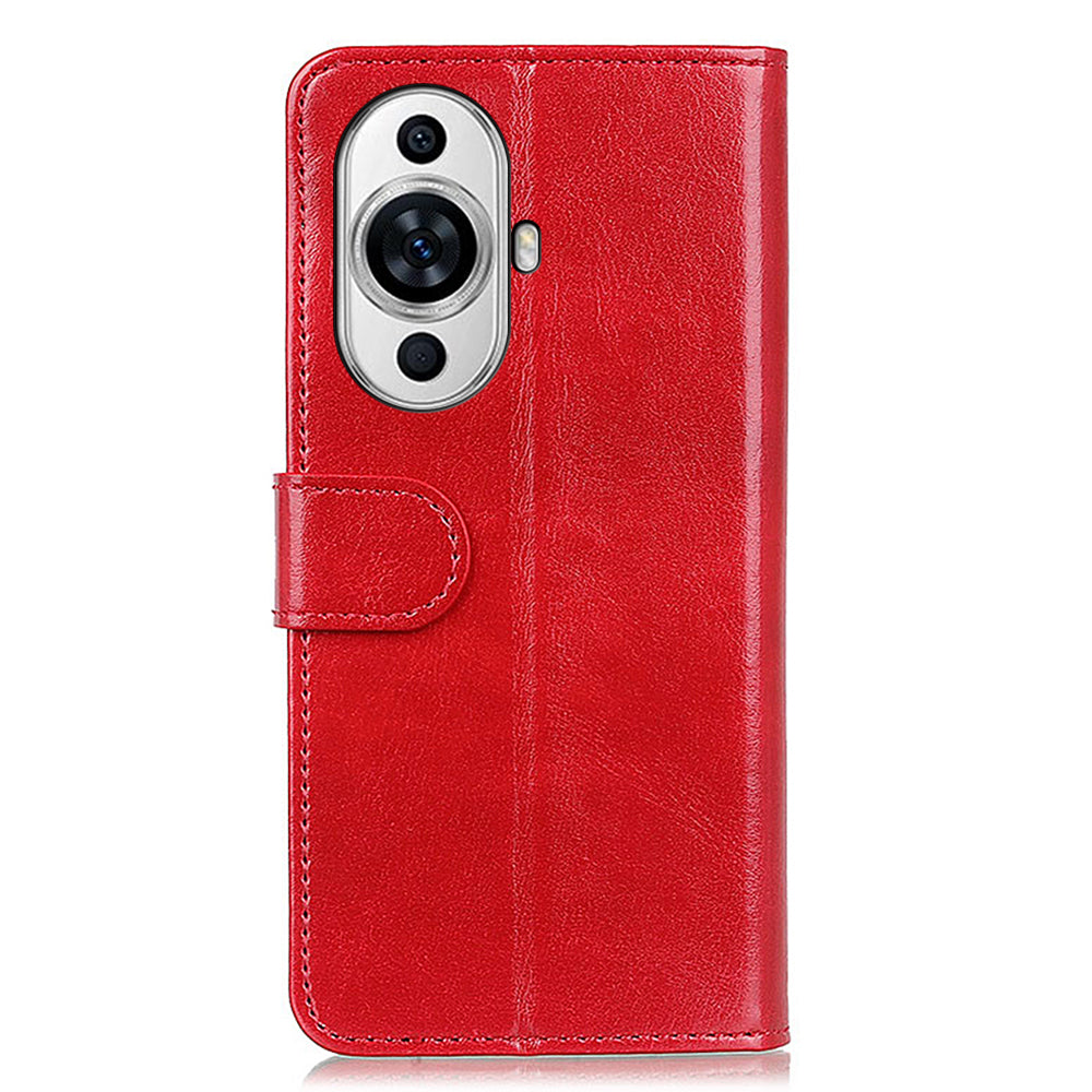 For Huawei nova 11 Pro / nova 11 Ultra PU Leather Wallet Phone Cover Crazy Horse Texture Stand Case