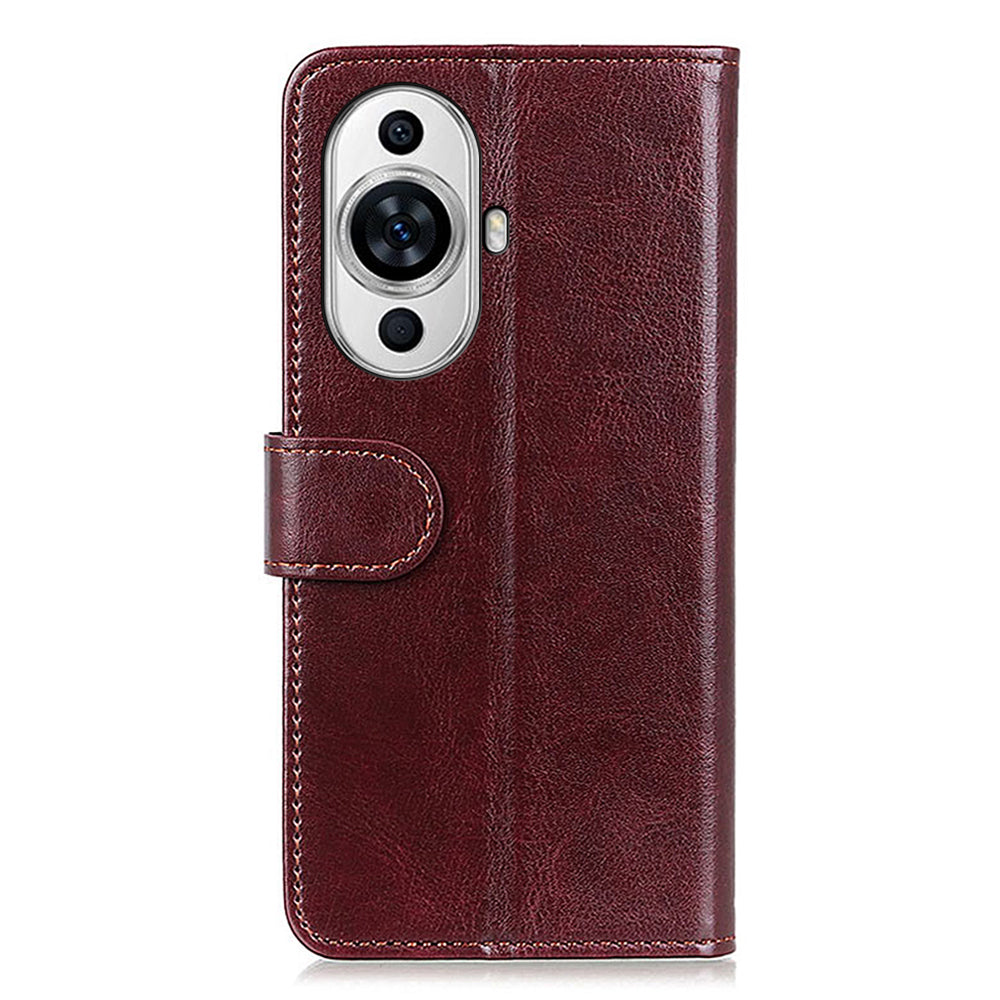 For Huawei nova 11 Pro / nova 11 Ultra PU Leather Wallet Phone Cover Crazy Horse Texture Stand Case