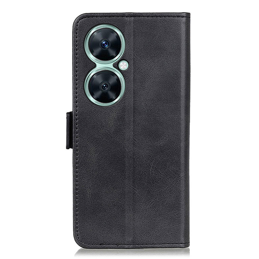For Huawei Nova 11i / Enjoy 60 Pro / Maimang 20 Cowhide Texture Phone Case PU Leather Wallet Stand Cover