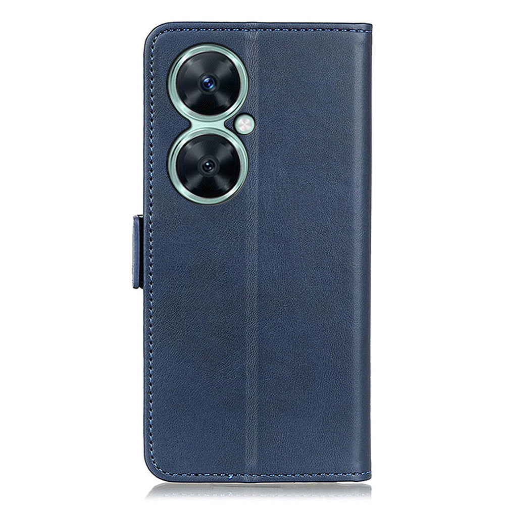 For Huawei Nova 11i / Enjoy 60 Pro / Maimang 20 Cowhide Texture Phone Case PU Leather Wallet Stand Cover
