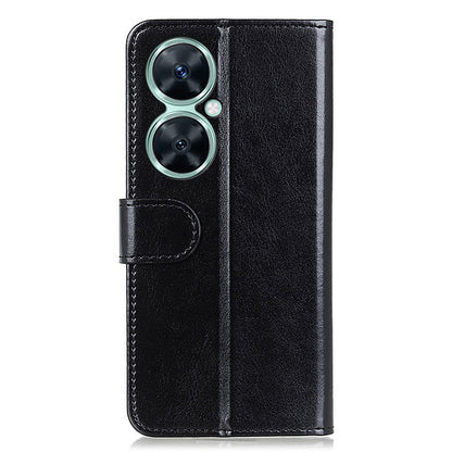 For Huawei Nova 11i / Enjoy 60 Pro / Maimang 20 Phone Leather Case Stand Wallet Crazy Horse Texture Cover