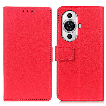 For Huawei nova 11 PU Leather Wallet Case Stand Magnetic Flip Phone Cover