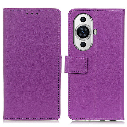 For Huawei nova 11 PU Leather Wallet Case Stand Magnetic Flip Phone Cover