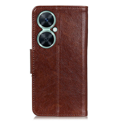 For Huawei Nova 11i / Enjoy 60 Pro / Maimang 20 Wallet Phone Case Nappa Texture Stand Split Leather Cover