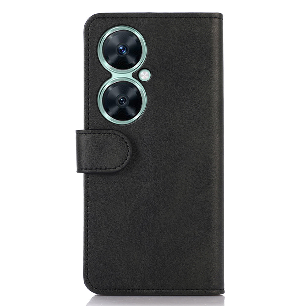 For Huawei Nova 11i / Enjoy 60 Pro / Maimang 20 PU Leather Wallet Case Stand Cowhide Texture Phone Cover