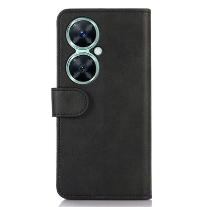 For Huawei Nova 11i / Enjoy 60 Pro / Maimang 20 PU Leather Wallet Case Stand Cowhide Texture Phone Cover