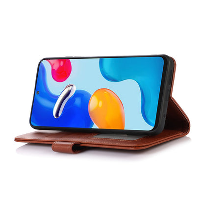 For Huawei Nova 11i / Enjoy 60 Pro / Maimang 20 PU Leather Wallet Case Stand Cowhide Texture Phone Cover