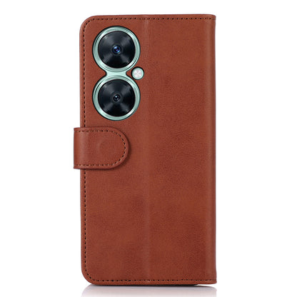 For Huawei Nova 11i / Enjoy 60 Pro / Maimang 20 PU Leather Wallet Case Stand Cowhide Texture Phone Cover