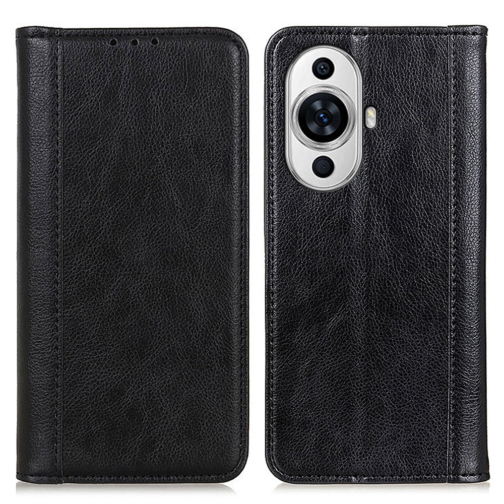 For Huawei nova 11 Pro / nova 11 Ultra Split Leather Wallet Phone Cover Litchi Texture Stand Case