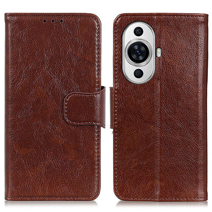 For Huawei nova 11 Pro / nova 11 Ultra Nappa Texture Split Leather Phone Case Wallet Stand Cover