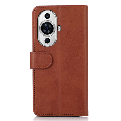 For Huawei nova 11 Pro / nova 11 Ultra Cowhide Texture Phone Wallet Case PU Leather Phone Stand Cover