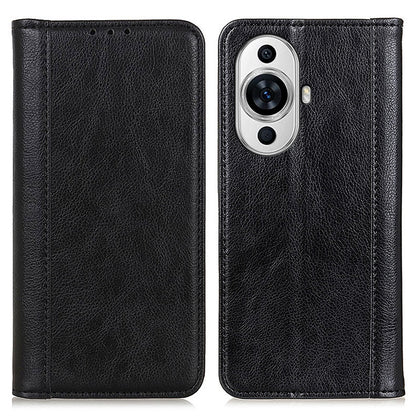 For Huawei nova 11 Phone Wallet Case Litchi Texture Split Leather Phone Cover with Stand