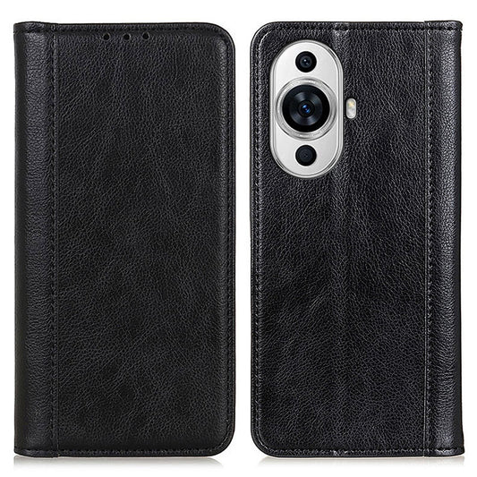 For Huawei nova 11 Phone Wallet Case Litchi Texture Split Leather Phone Cover with Stand
