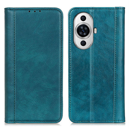 For Huawei nova 11 Phone Wallet Case Litchi Texture Split Leather Phone Cover with Stand