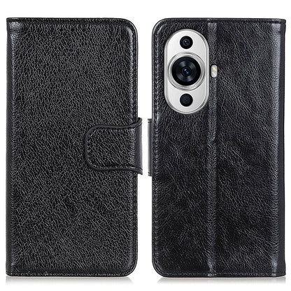 For Huawei nova 11 Nappa Texture Protective Cover Split Leather Wallet Stand Phone Case