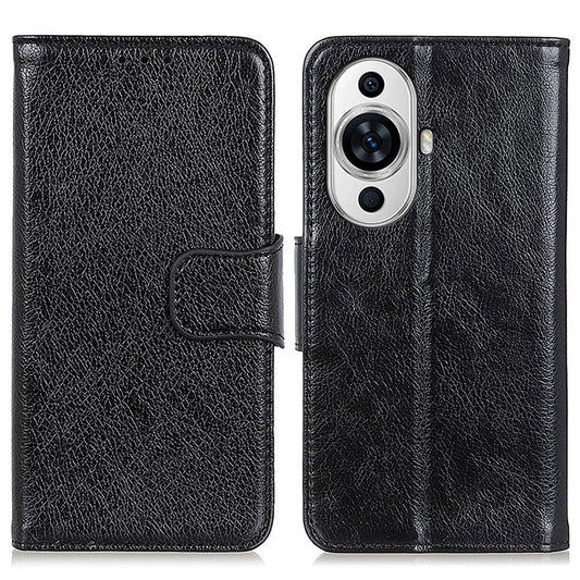For Huawei nova 11 Nappa Texture Protective Cover Split Leather Wallet Stand Phone Case