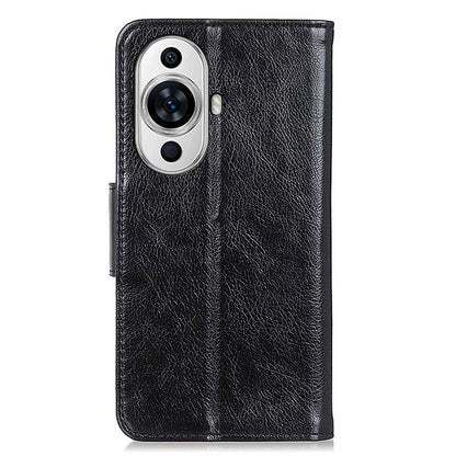For Huawei nova 11 Nappa Texture Protective Cover Split Leather Wallet Stand Phone Case