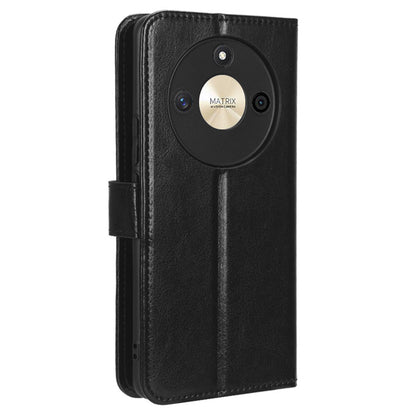 For Honor X50 Crazy Horse Texture Leather Phone Stand Case Anti-Scratch Cell Phone Shell Wallet Cover
