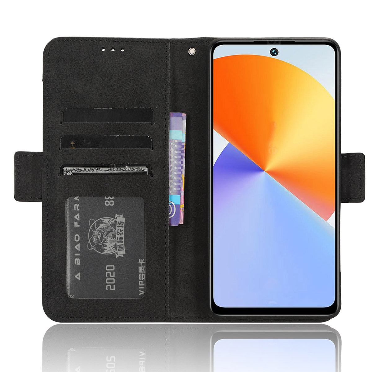 For Infinix Note 30 VIP 5G X6710 Multiple Card Slots PU Leather Case Phone Wallet Stand Cover