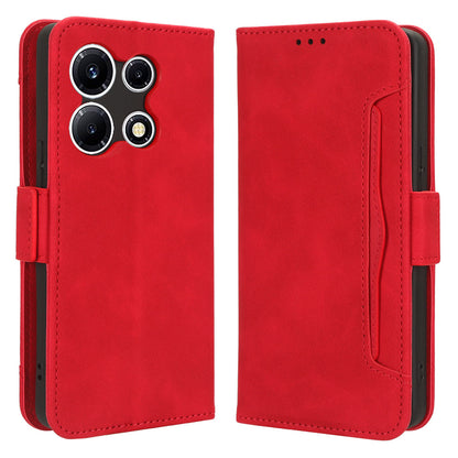 For Infinix Note 30 VIP 5G X6710 Multiple Card Slots PU Leather Case Phone Wallet Stand Cover